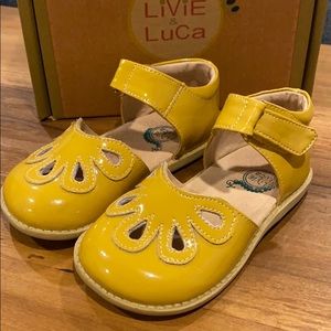 Livie & Luca Yellow Petal shoes
